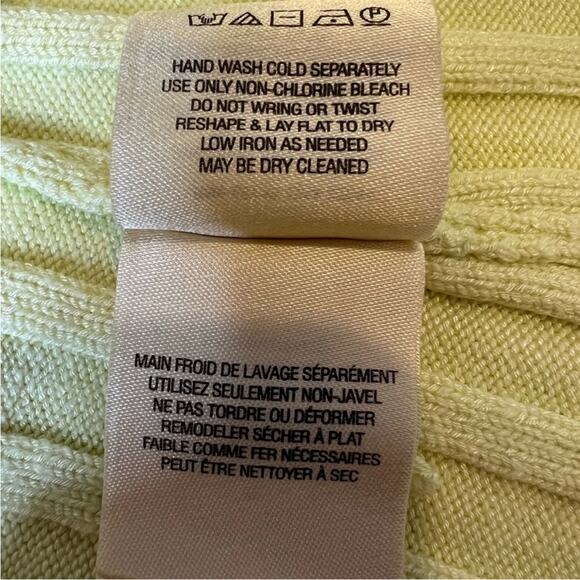 Anthropologie Zadkine Canary Yellow Rib Knit Tank - 3X - Picture 12 of 12